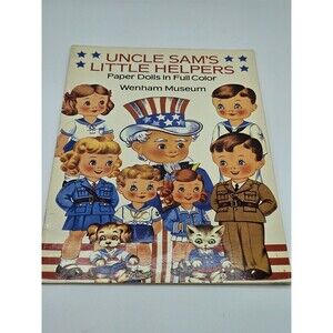 Uncle Sam’s Little Helpers Paper Dolls, Wenham Museum Dover 1992
